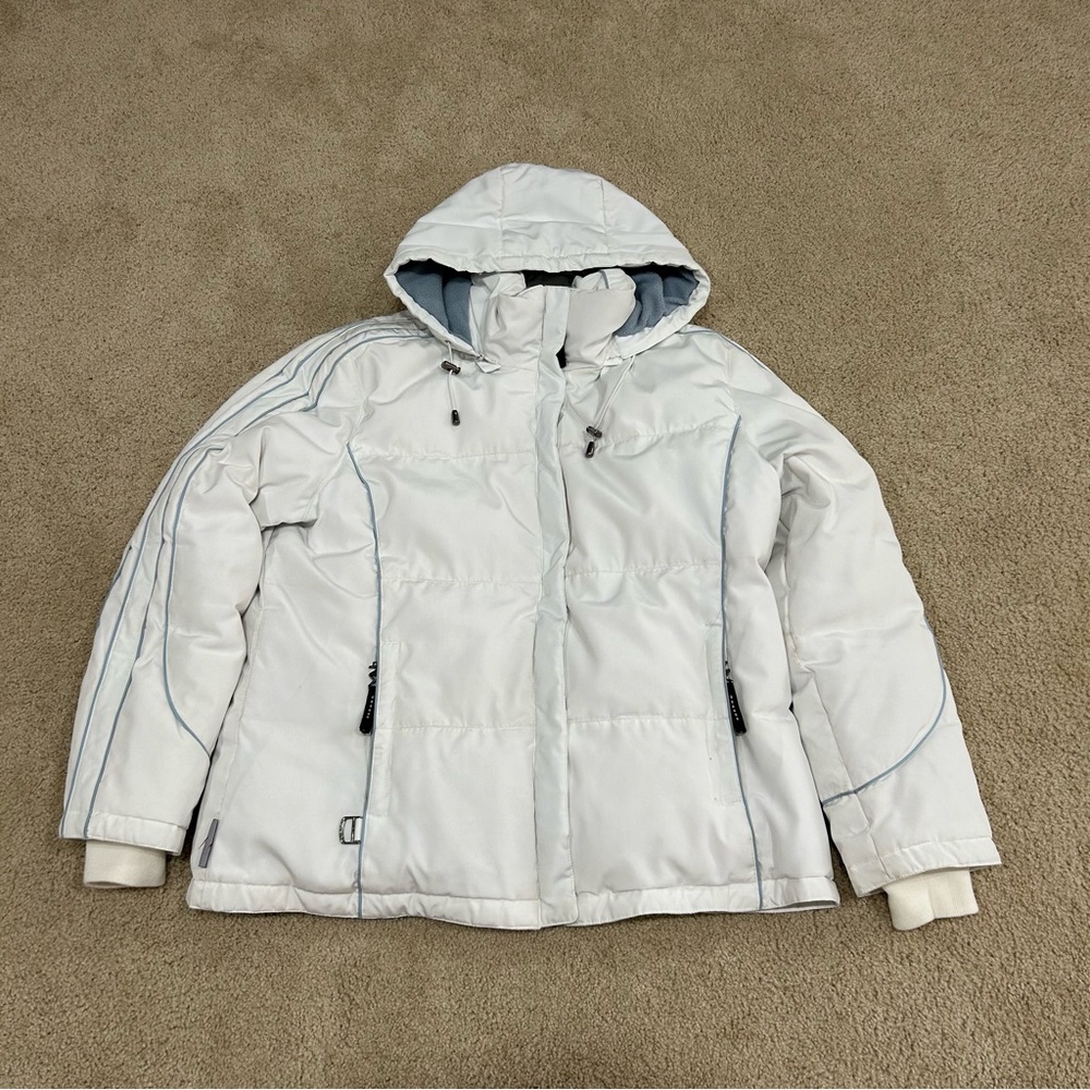 Zero Xposure Womens 3 in 1 Winter Coat Ski Jacket White And Blue Size XL